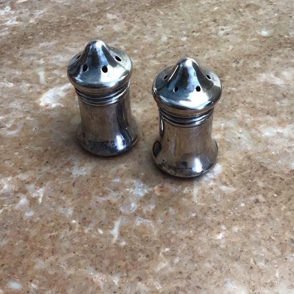 Sterling Silver Salt and Pepper Shakers - Picture 2 of 7